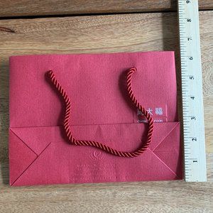 CHOW TAI FOOK Red Gift Bag 8" * 6"